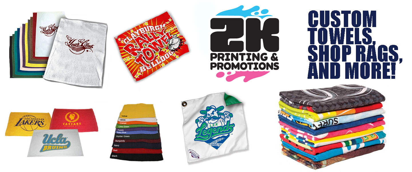 Custom Shop Rags - Beach Towels - Microfiber Cloths - Golf Towels - More!