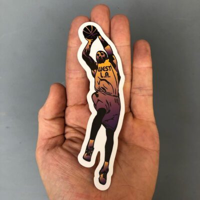 Die Cut Vinyl Stickers - Kobe Bryant West LA Fadeaway