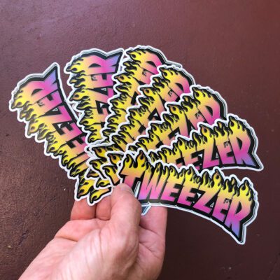 Die Cut Vinyl Stickers - Trasher Tweezer